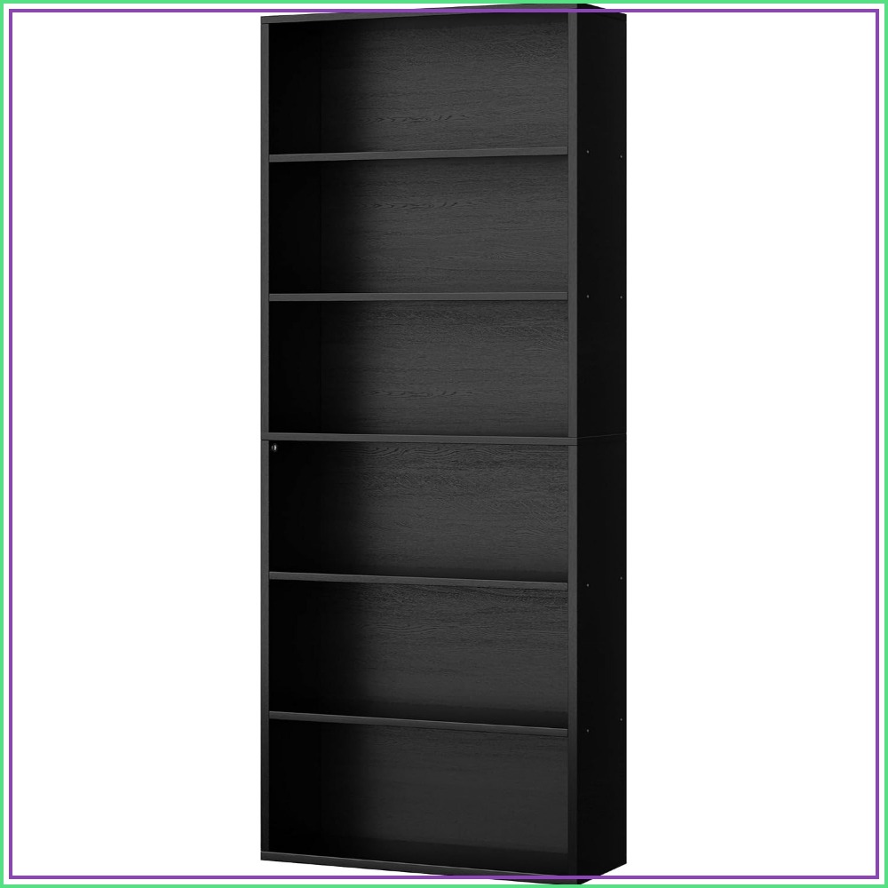 Home Office Room - 6-stufiges offenes Bücherregal, 70,6 Zoll hoch,