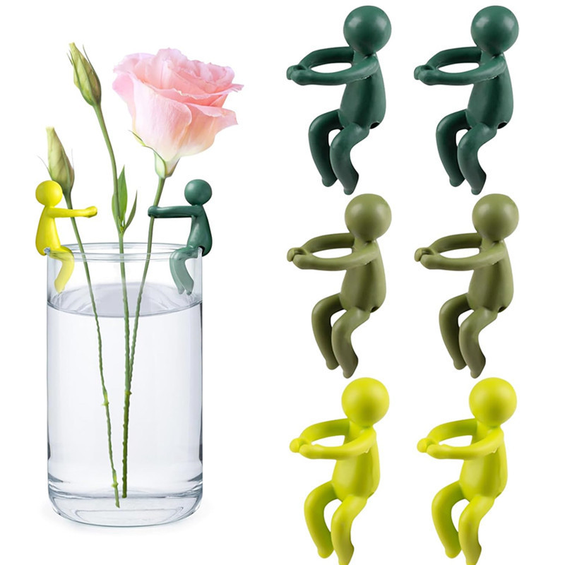Home Office Word - Hydroponische Pflanzen-Fixierfigur Ornament Aufrecht Pflanzenstütze Deko