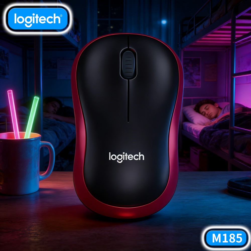 Home Office Pay - Logitech M185 Kabellose Optische Maus mit