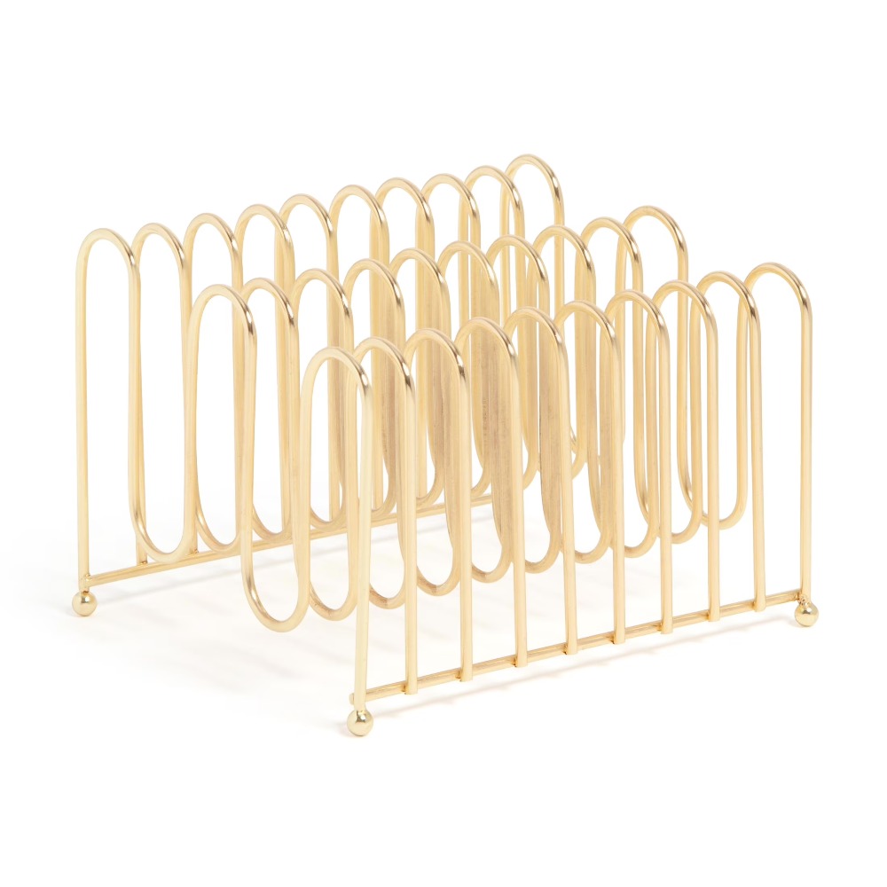 Letter Tray Desk - Büro-Organizer aus Gebogenem Draht, Briefsortierer, Schreibwarenhalter,