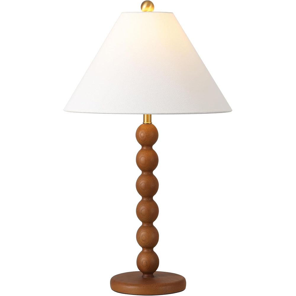 Home Office Room - Tischlampe aus natürlichem braunem Harz mit