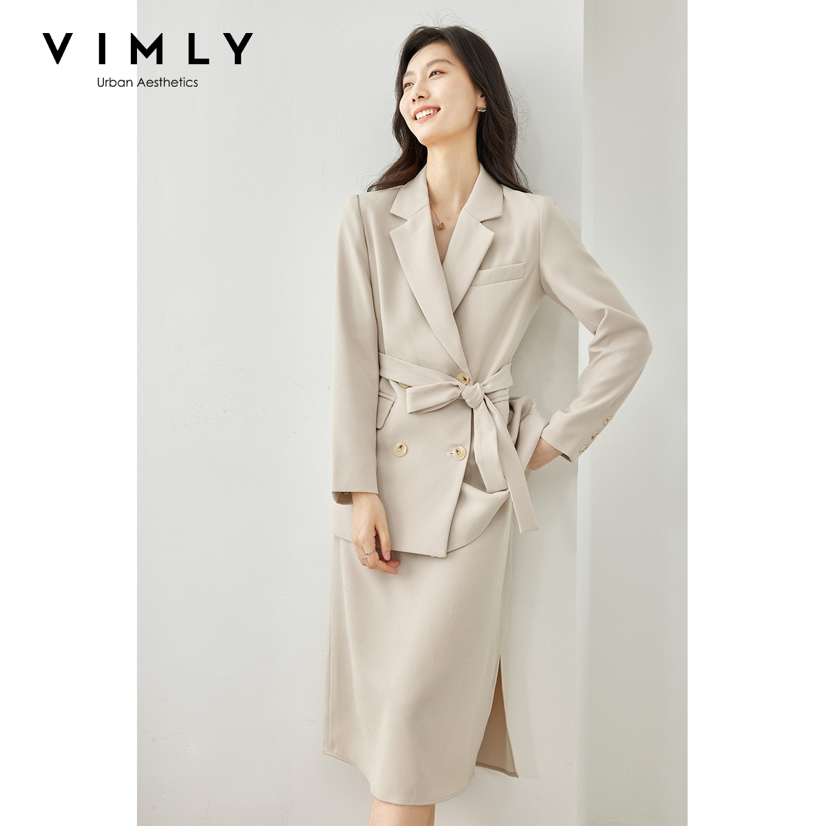 Home Office Makeover - VIMLY Damen Zweiteiler Set 2026 Herbst