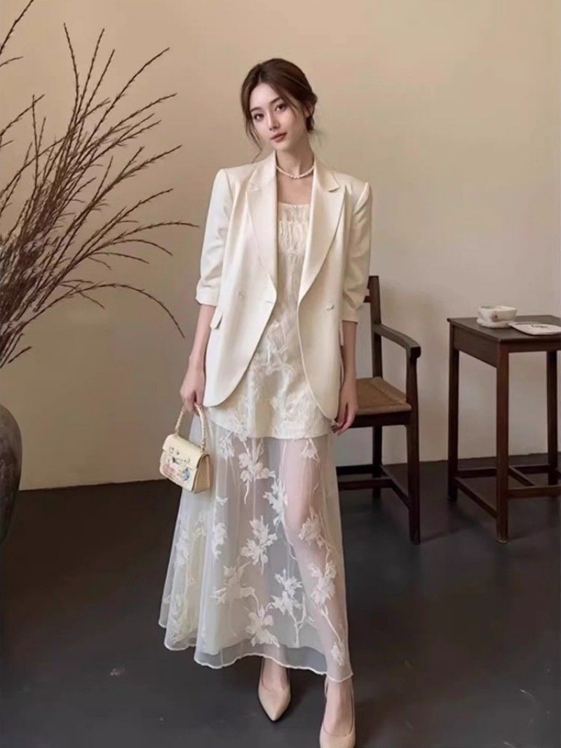 Home Office Makeover - Neue High-End-Herbst Kleid Set Frauen Koreanische
