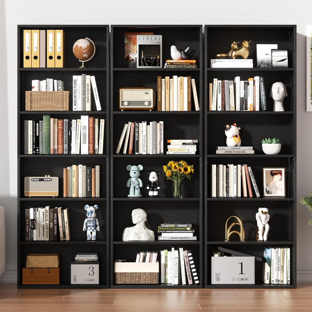 6-stufiges offenes Bücherregal – Home Office Room Bewertung und Preis