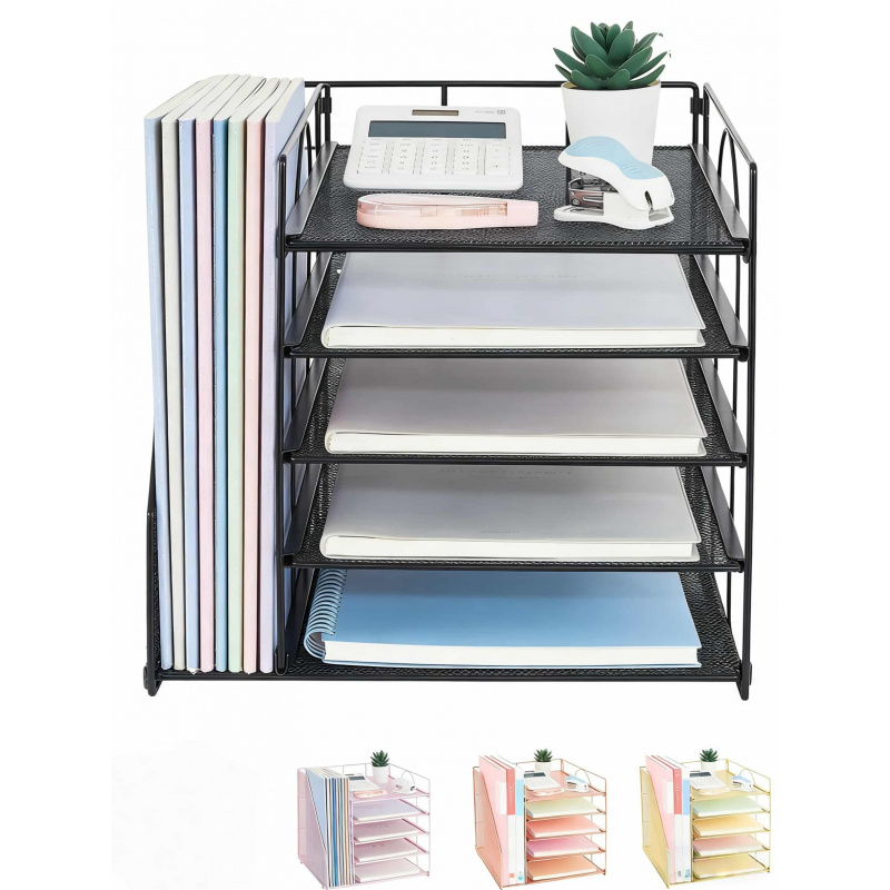 5-stufiges Mehrzweck-Aktenrega – Letter Tray Desk Bewertung und Preis