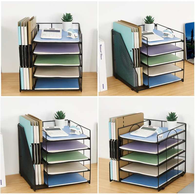 5-stufiges Mehrzweck-Aktenrega – Letter Tray Desk Bewertung und Preis