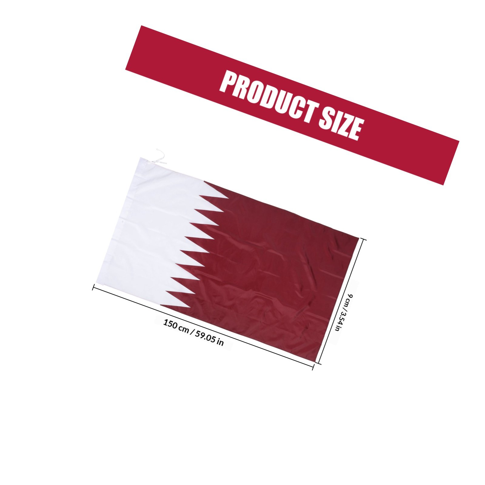 Katar Hängende Nationalflagge  – Home Office Qatar Bewertung und Preis