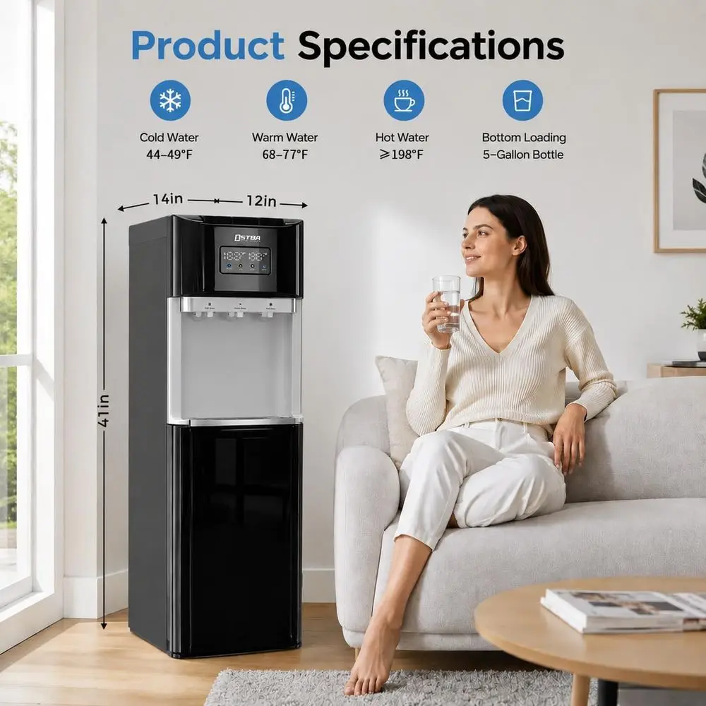 Edelstahl-Wasserspender mit He – Home Office Room Bewertung und Preis