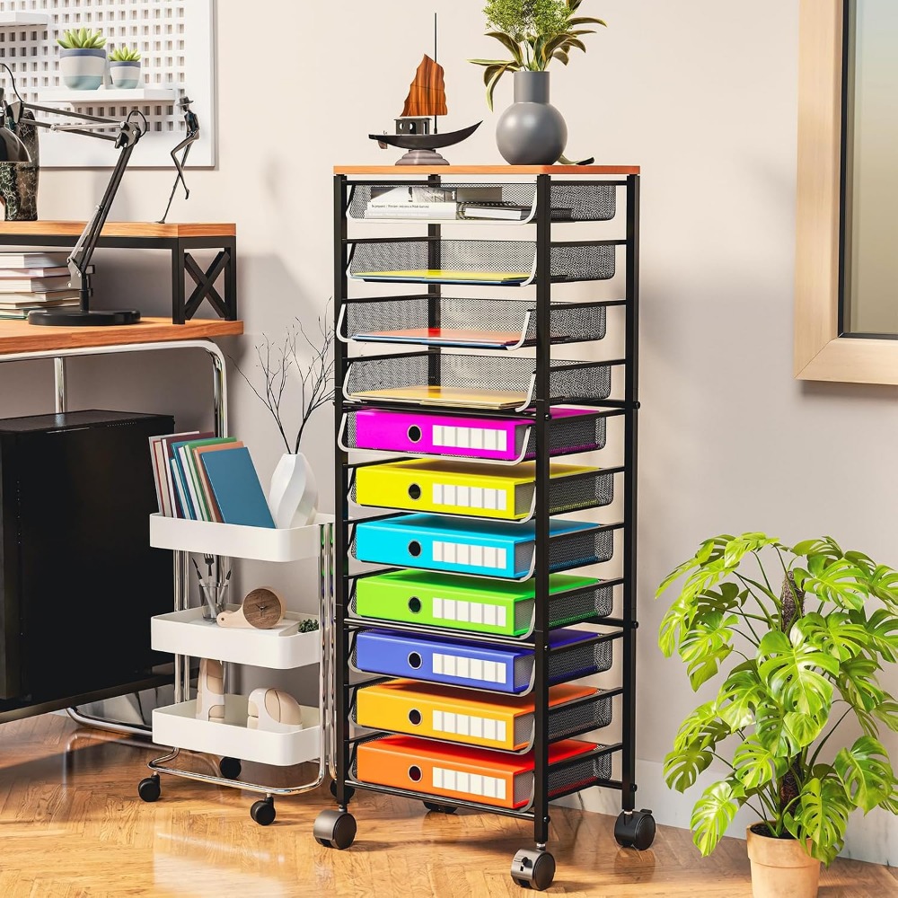 12-stufiger Rollender Aktenwag – Letter Tray Desk Bewertung und Preis