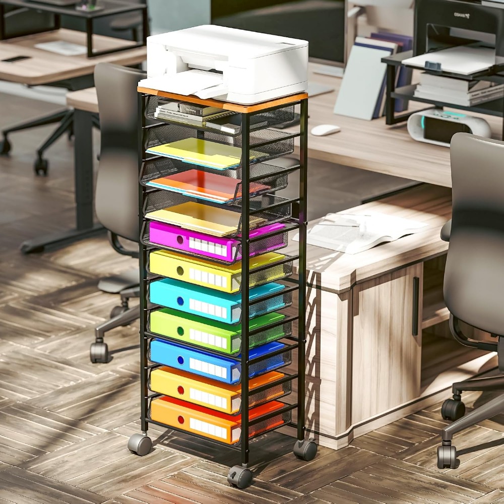 12-stufiger Rollender Aktenwag – Letter Tray Desk Bewertung und Preis