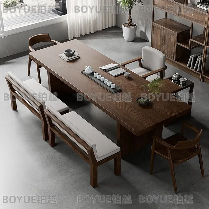 Massives Walnussholz Teetisch- – Home Office Furniture Sets Bewertung und Preis