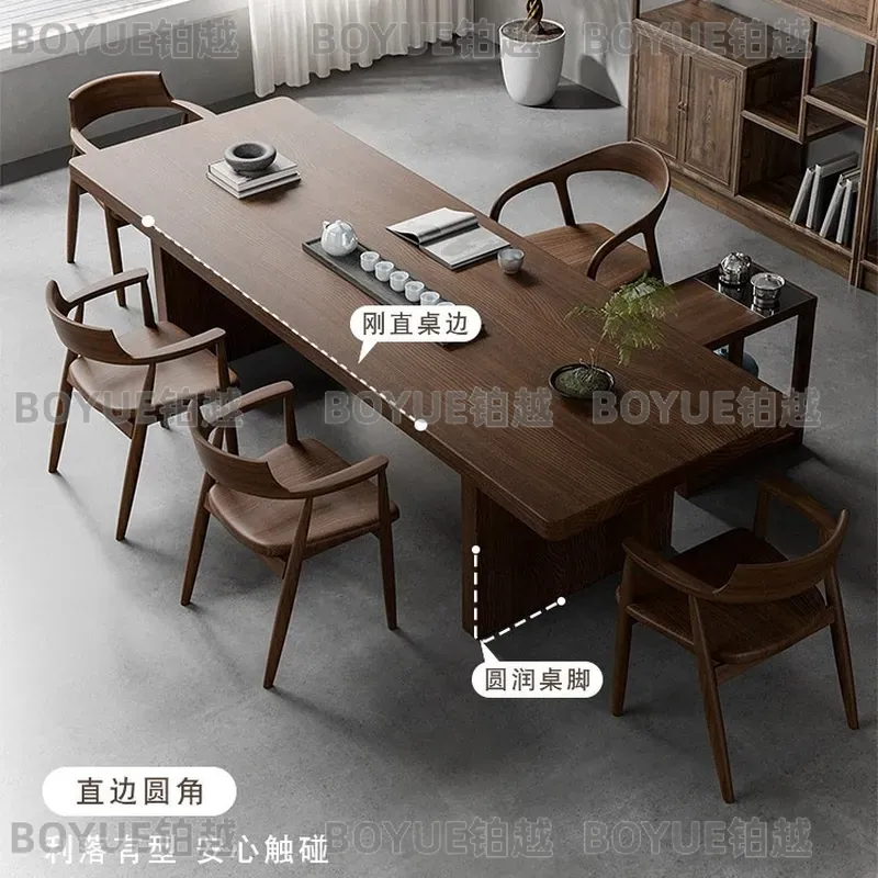 Massives Walnussholz Teetisch- – Home Office Furniture Sets Bewertung und Preis