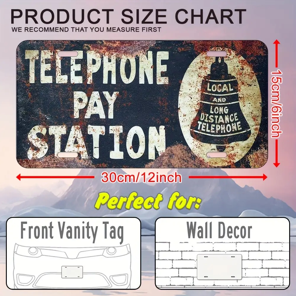 Blechschild - Telefon-Zahlstat – Home Office Pay Bewertung und Preis