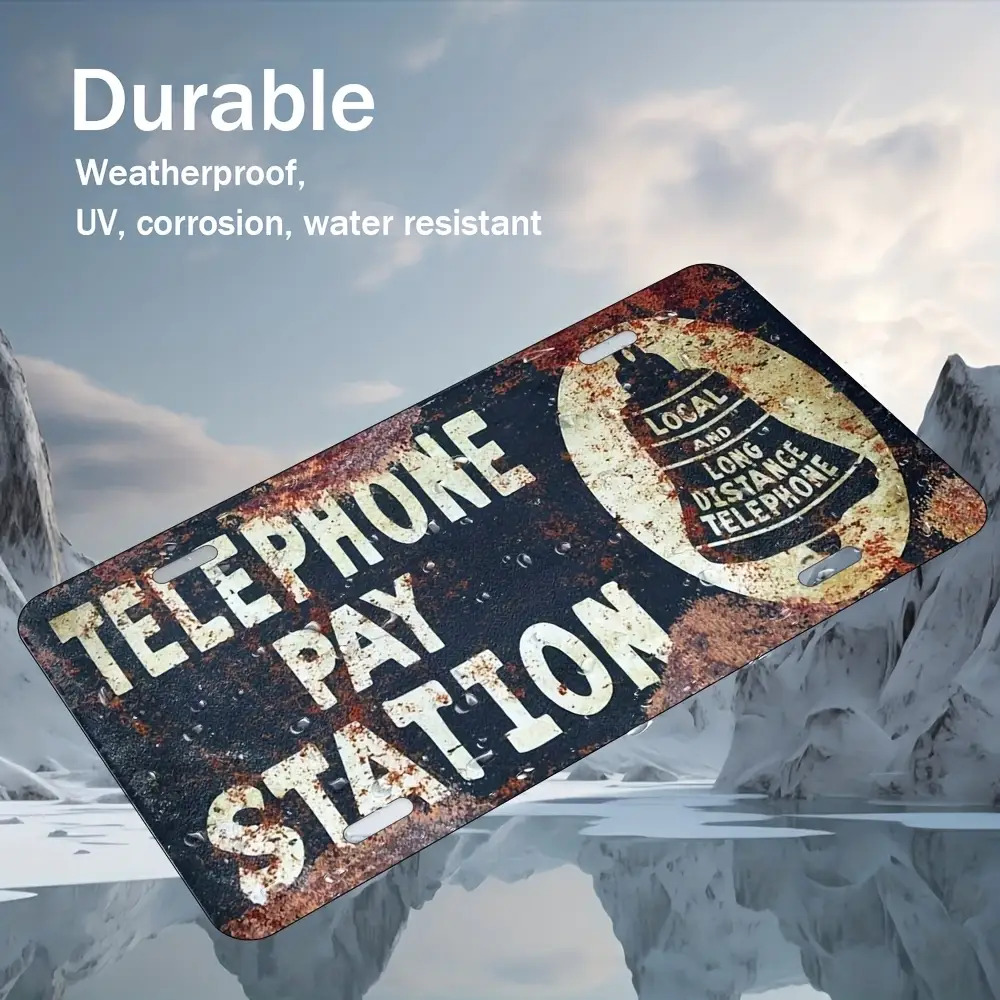Blechschild - Telefon-Zahlstat – Home Office Pay Bewertung und Preis