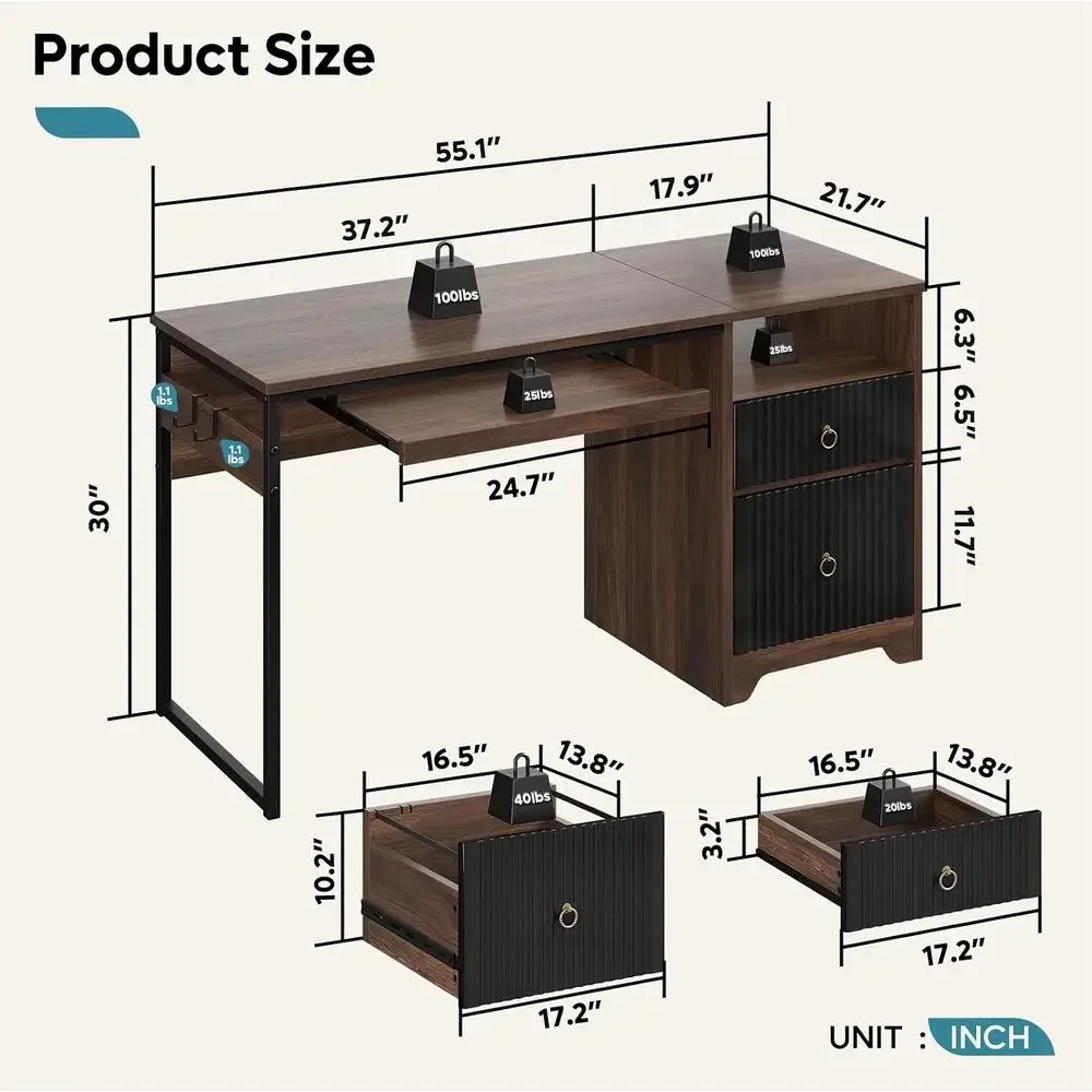 55 Computertisch aus Kirschhol – Letter Tray Desk Bewertung und Preis