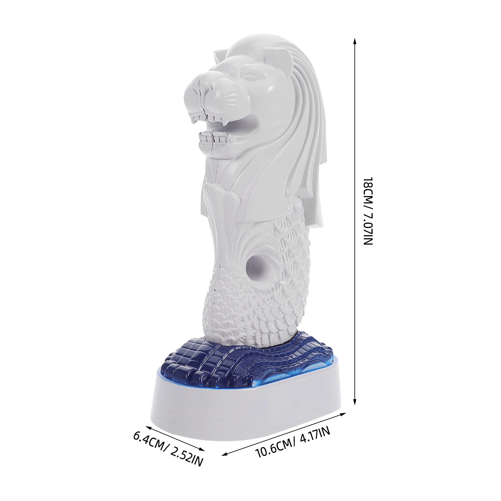Singapur-Merlion-Tischskulptur – Home Office Singapore Bewertung und Preis