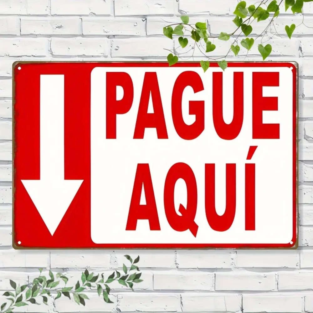 Pague Aqui Spanisch Pay Here P – Home Office Pay Bewertung und Preis