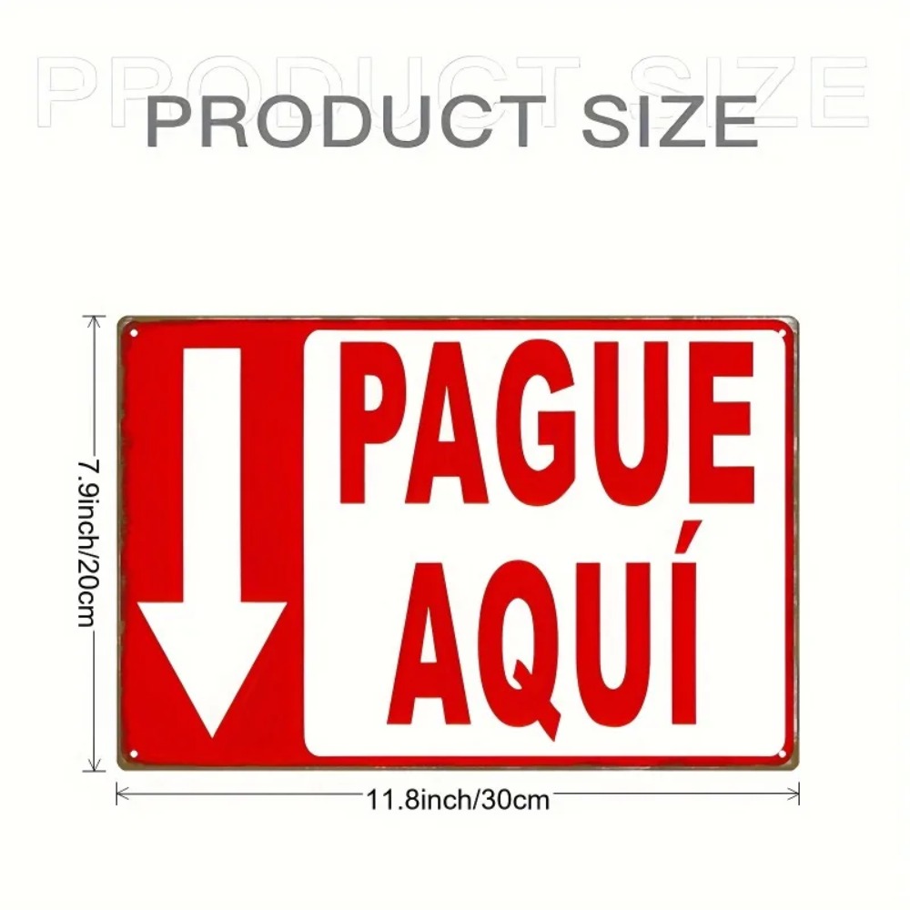 Pague Aqui Spanisch Pay Here P – Home Office Pay Bewertung und Preis