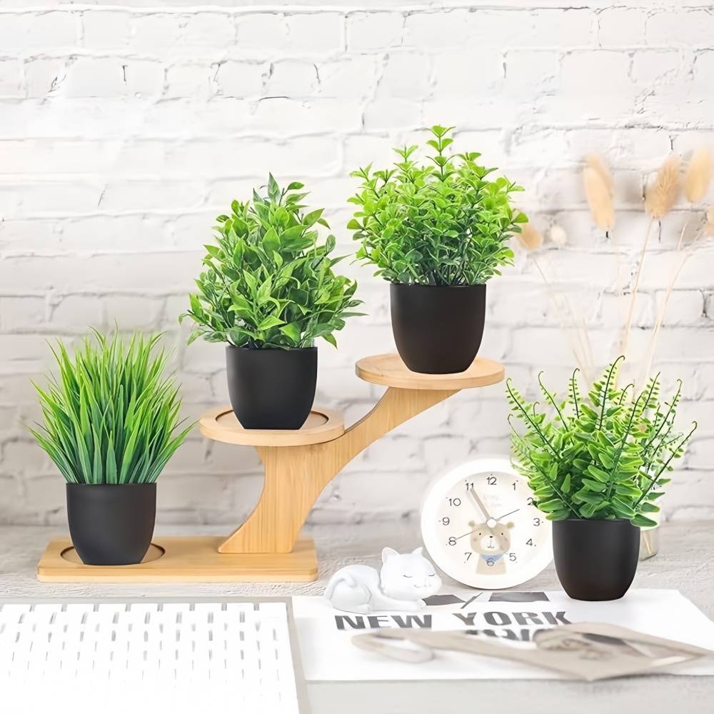 4-teiliges Set Mini Künstliche – Home Office Word Bewertung und Preis