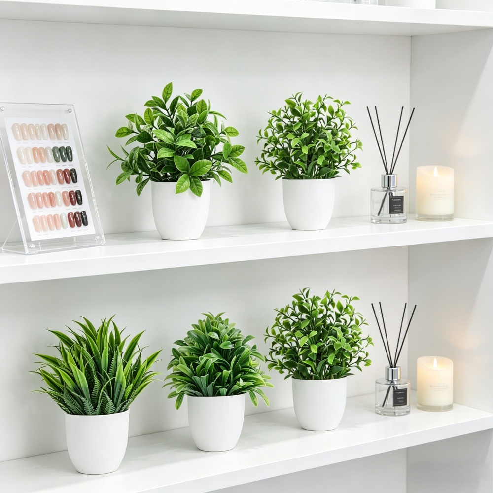 4-teiliges Set Mini Künstliche – Home Office Word Bewertung und Preis