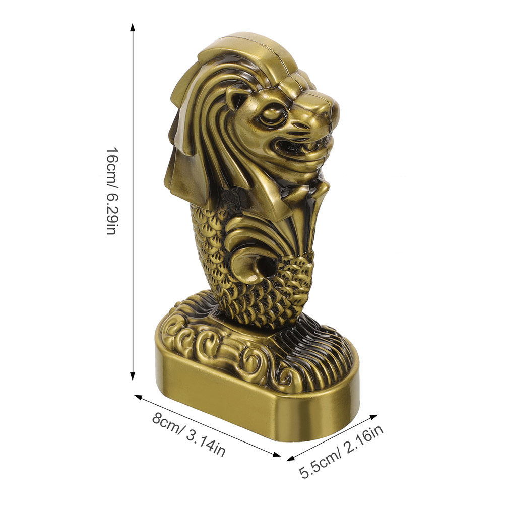 2 Stück Merlion Singapur Metal – Home Office Singapore Bewertung und Preis