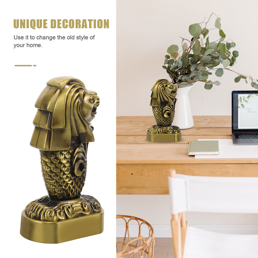 2 Stück Merlion Singapur Metal – Home Office Singapore Bewertung und Preis