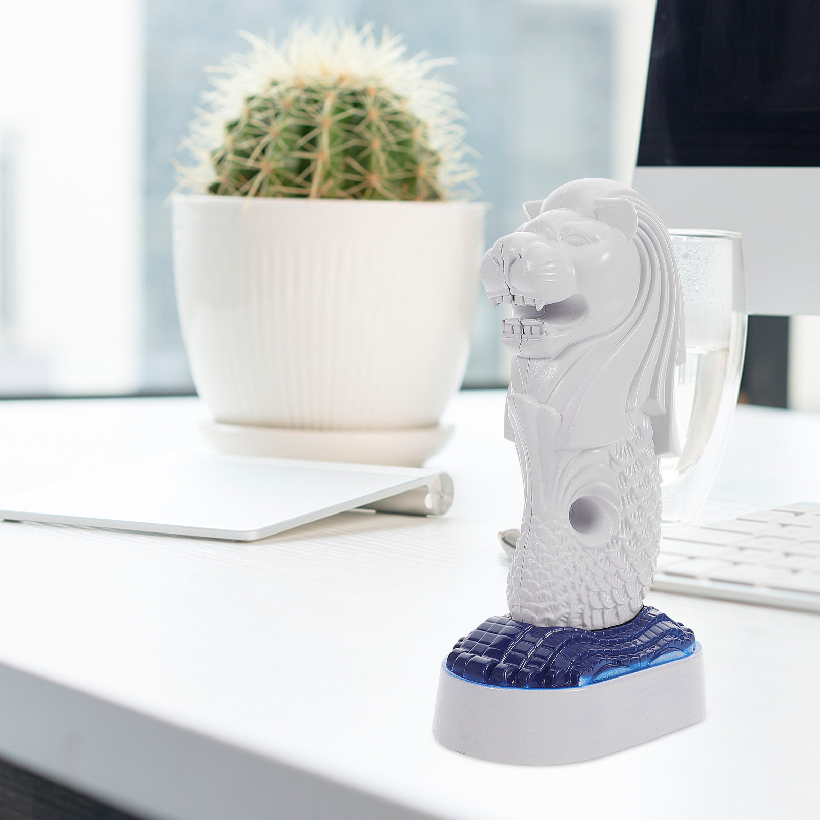 Singapur Merlion Tisch-Skulptu – Home Office Singapore Bewertung und Preis