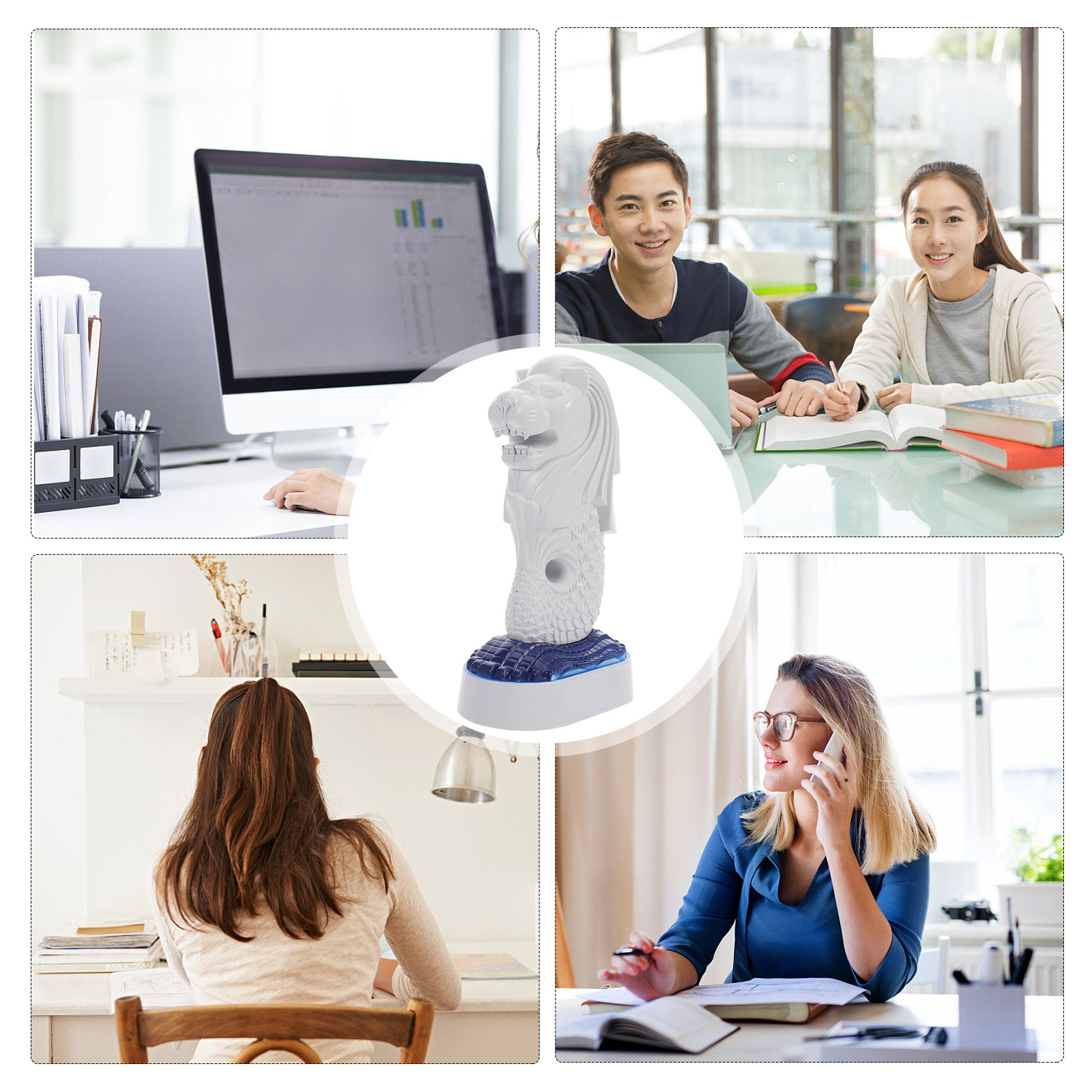 Merlion-Ornament Singapur-Symb – Home Office Singapore Bewertung und Preis